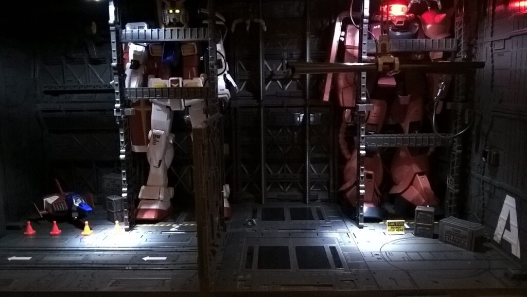 Gundam Hangar Diorama, diorama robot anni 80